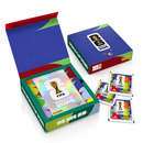 Box Premium Imã C/ 1 Álbum Capa Dura Prata + 40 Envelopes de Figurinhas